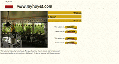 Desktop Screenshot of myhoyas.com