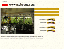 Tablet Screenshot of myhoyas.com